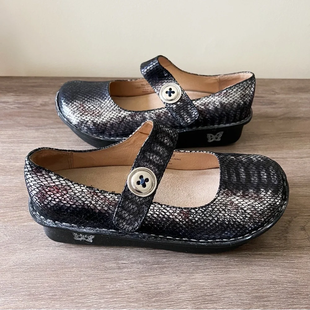 Alegria / Paloma Pewter Charmer Mary Jane - Picture 1 of 7